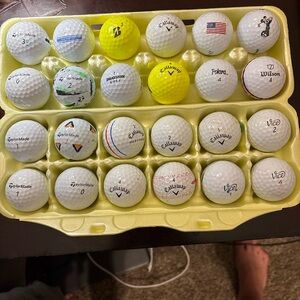 24 Assorted Golf Balls with Logos for only $18
